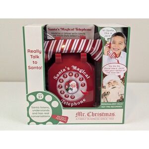 Mr. Christmas Santa's Interactive Magical Telephone Brand New In Box